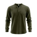 Men's Loose Fit Long-Sleeve Polyester Shirt – Casual Pullover in 7 Colours - All you Need