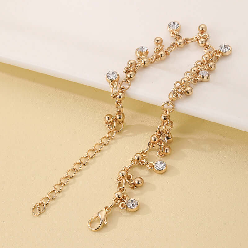 Minimalist Gold Tassel Bracelet – Electroplated Alloy Geometric Women's Bracelet - All you Need