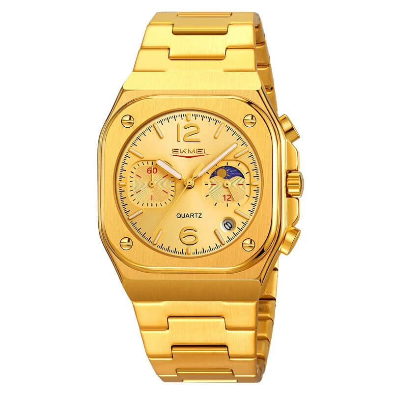 Multifunctional Business Quartz Watch – Men's Slim 12.7mm in 6 Colour Combinations