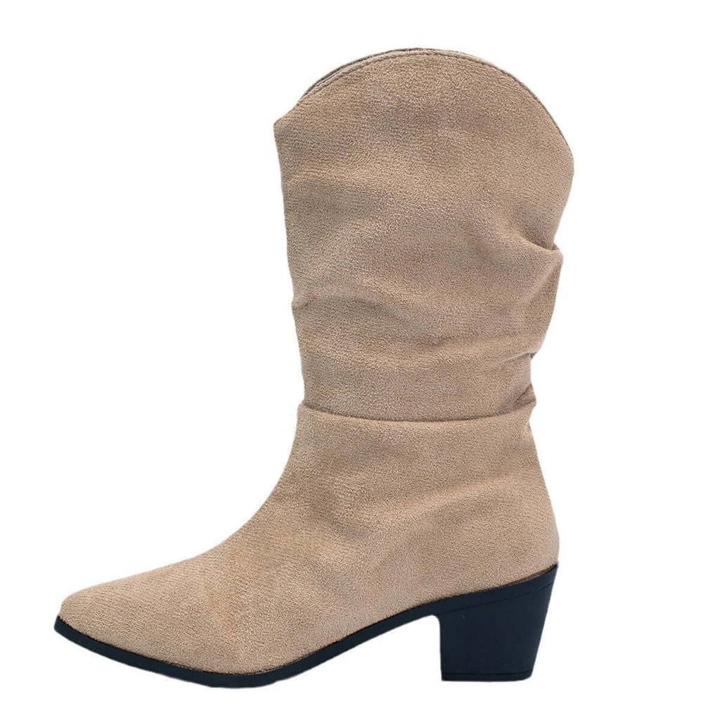 Women's Pointed Toe Chunky Heel Boots | All you Need - All you Need