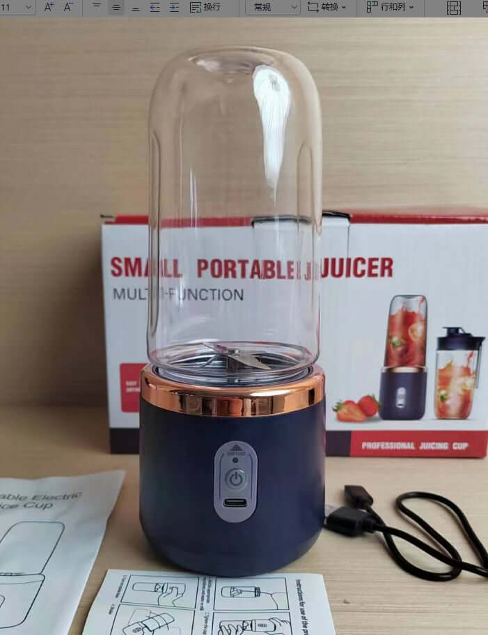Portable USB Juicer Machine – 140W Smart Blender for Juice, Milkshakes & More (400ml) - All you Need