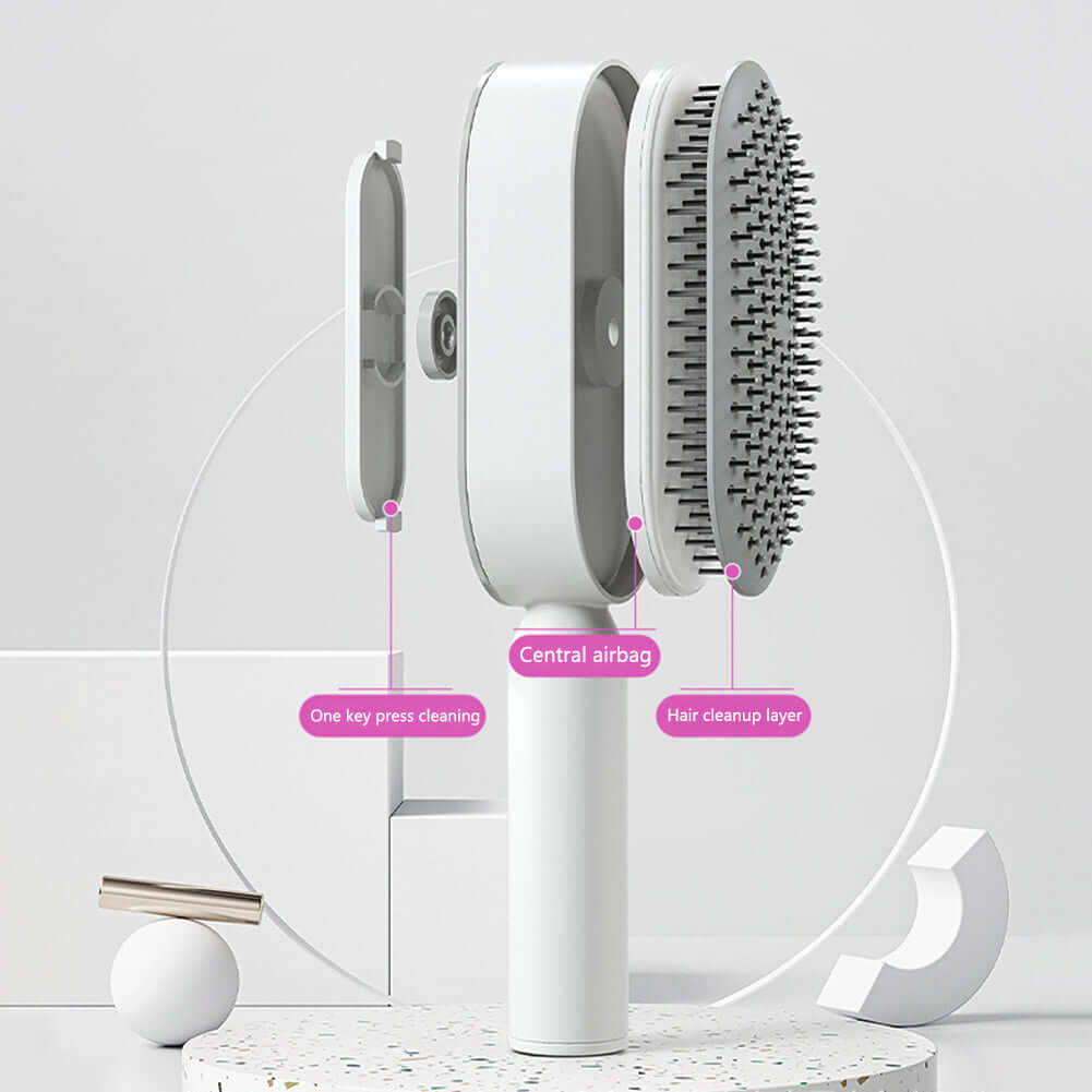 Self Cleaning Hair Hairbrush - All you Need