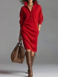 Cozy Knit Sweater Dress – Warm, Stylish & Effortless - All you Need