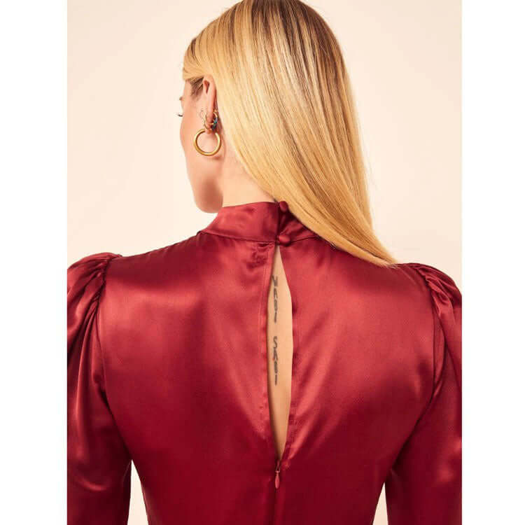 Women Satin Fashion Dress - All you Need