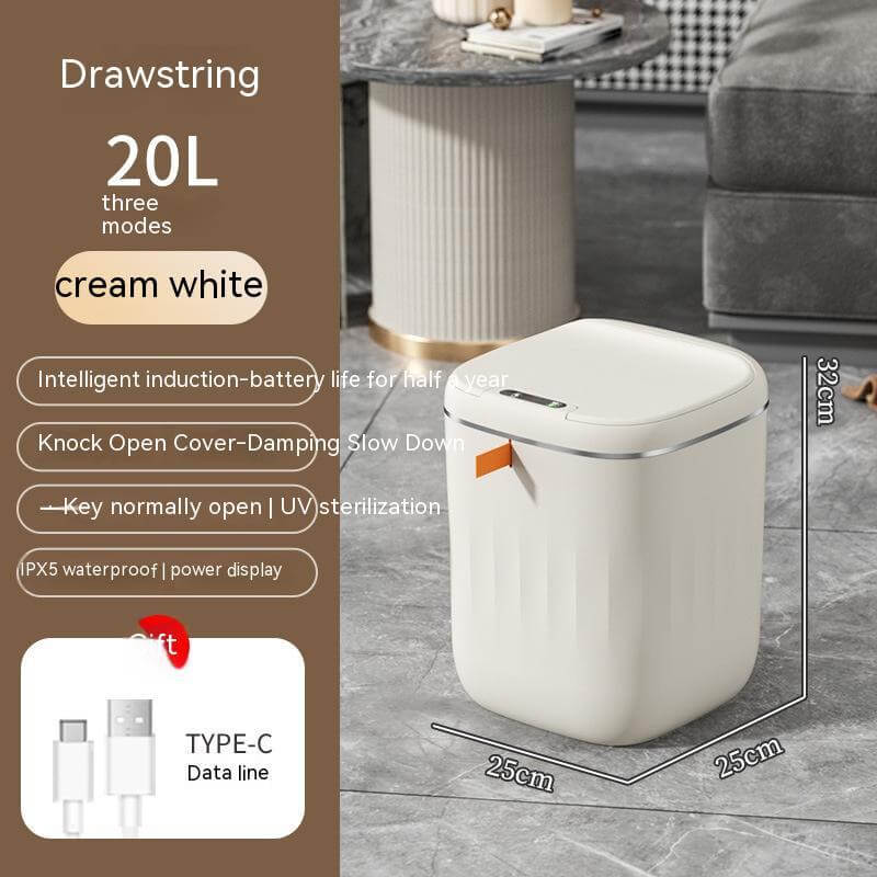 Smart Motion Sensor Trash Bin – Touchless Auto-Open with UV Sterilisation & Deodoriser - All you Need