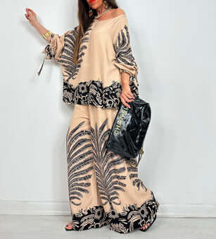 Floral-print Leisure Suit - All you Need