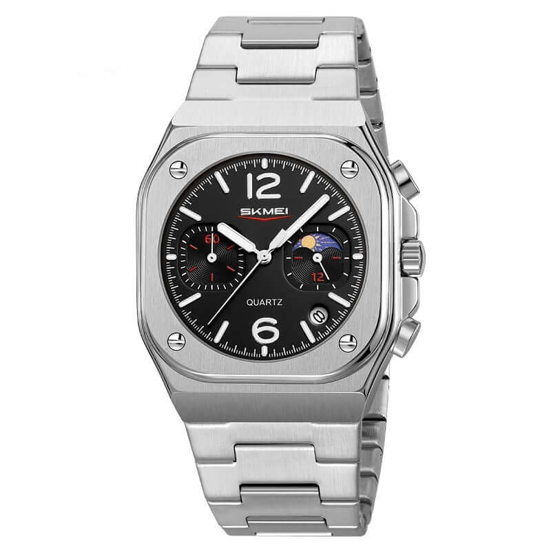 Multifunctional Business Quartz Watch – Men's Slim 12.7mm in 6 Colour Combinations