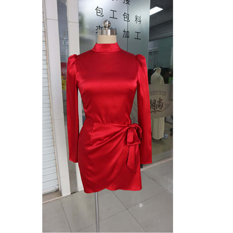 Women Satin Fashion Dress - All you Need