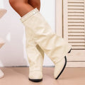 Women's High-Shaft Chunky Heel Boots | All you Need - All you Need