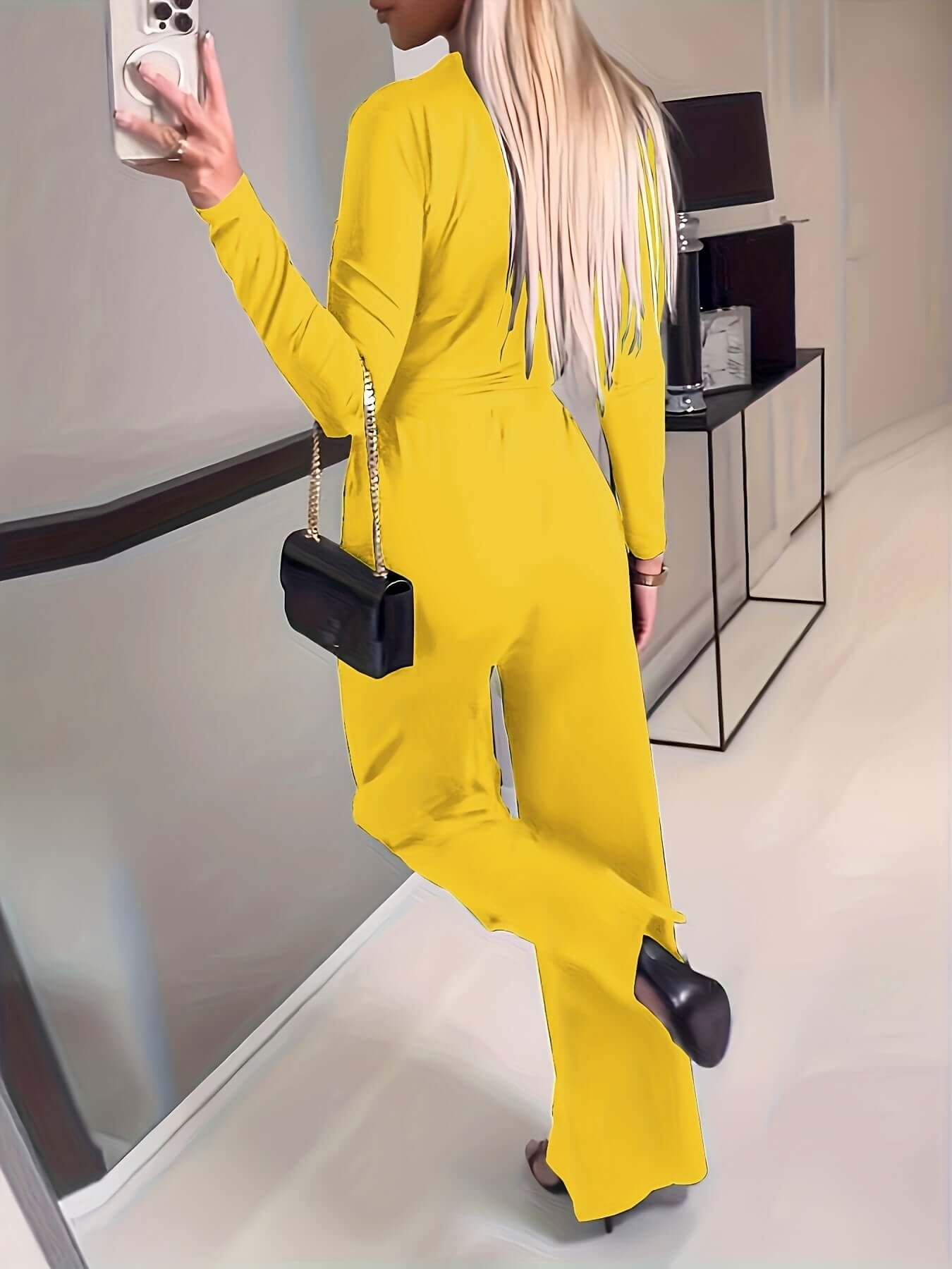 Wide Leg Belted Jumpsuit - All you Need