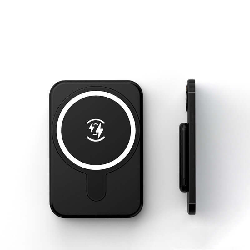 Mini Magnetic Wireless Power Bank – Fast Charging 5W, LED Display, Plane-Safe (4 Colours) - All you Need