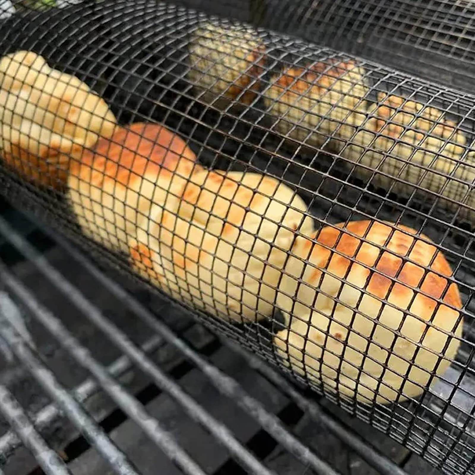 Stainless Steel Grill Basket | BBQ Rotisserie | All you Need - All you Need
