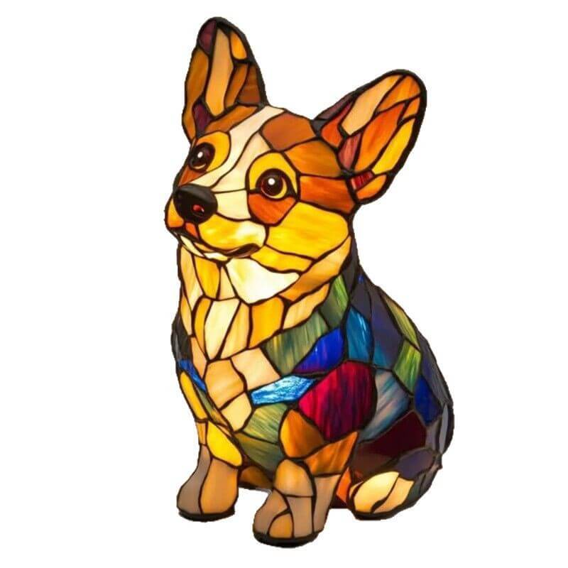 Dog Lamp Resin Decoration – Cute Handcrafted Pet Night Light for Home Decor - All you Need