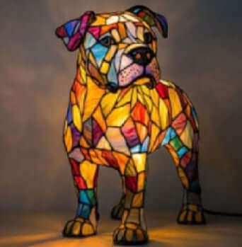 Dog Lamp Resin Decoration – Cute Handcrafted Pet Night Light for Home Decor - All you Need